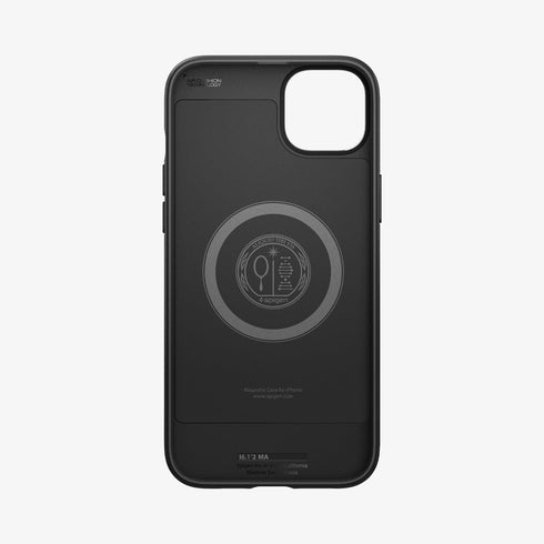 ACS04844 - iPhone 14 Pro Max Case Mag Armor (MagFit) in matte black showing the back